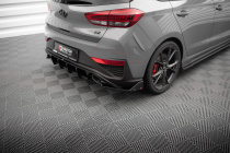 Hyundai I30 N Mk3 Facelift 2020+ Bakre Sidoextensions V.4 med Splitters Maxton Design